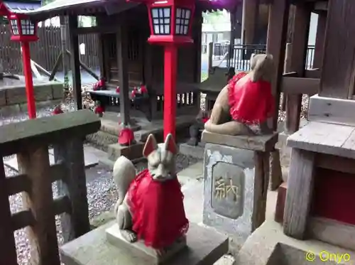 調神社の狛犬