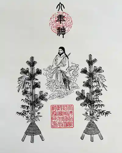 釧路一之宮 厳島神社の授与品その他