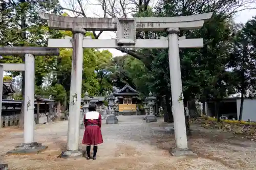 八劔神社（西端八劔神社）の鳥居