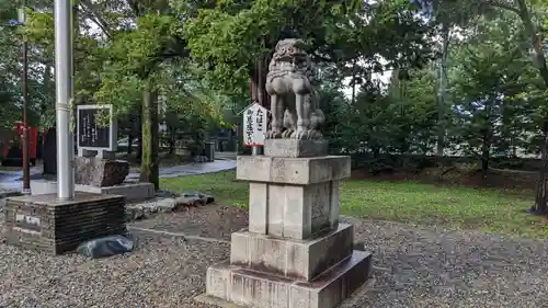 富良野神社の狛犬