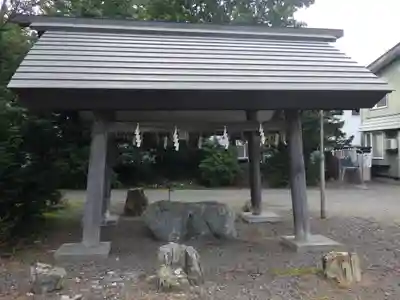 下川神社の手水舎