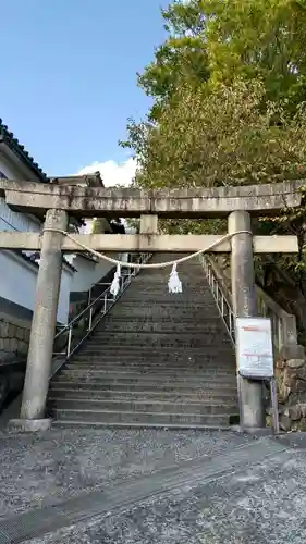 阿智神社の鳥居