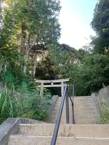 柏原神社の鳥居