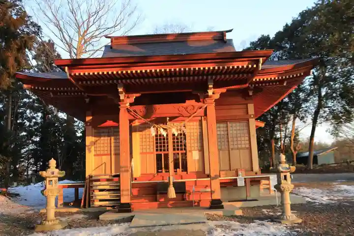 阿久津「田村神社」(郡山市阿久津町)旧社名:伊豆箱根三嶋三社の本殿・本堂