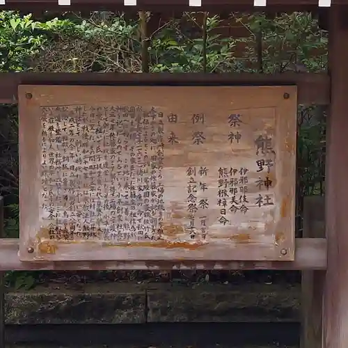 熊野神社の歴史