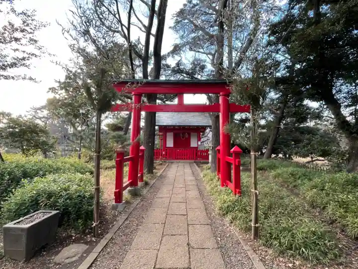 洗足池弁財天の鳥居