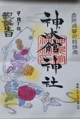 【17】⑦ 1000円
誕生月御朱印 見開き