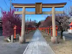 朝日森天満宮の鳥居