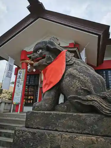 元郷氷川神社の狛犬