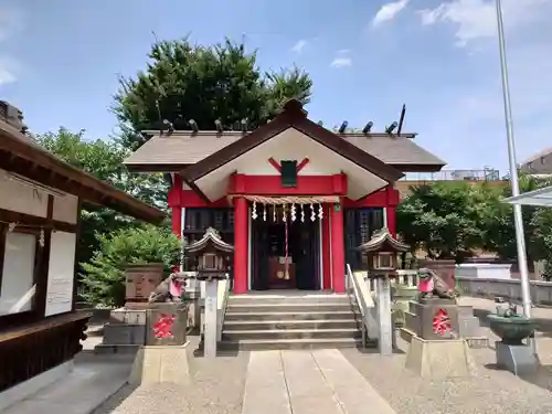 元郷氷川神社の本殿