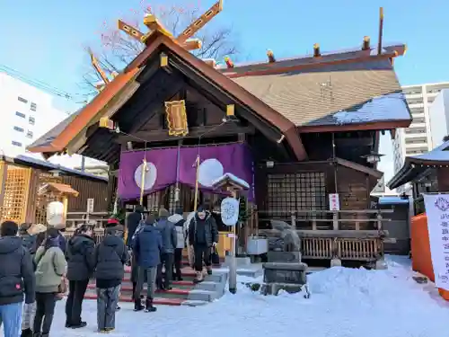 北海道神宮頓宮の初詣
