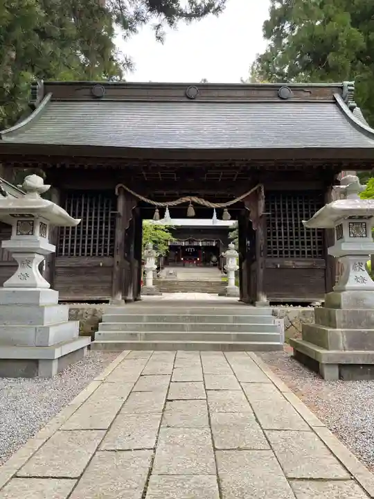 河口浅間神社の山門・神門
