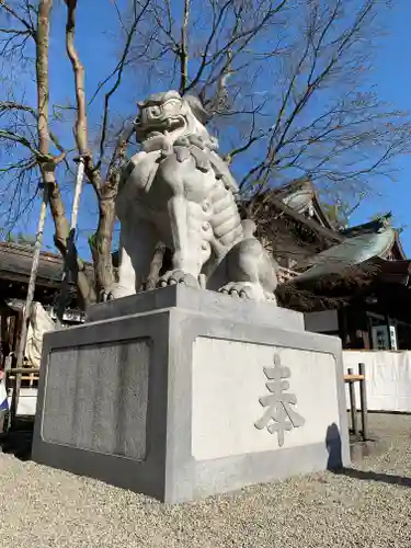 寒川神社の狛犬