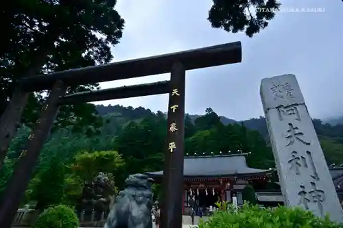 大山阿夫利神社の鳥居