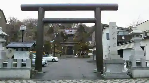 浦河神社の鳥居