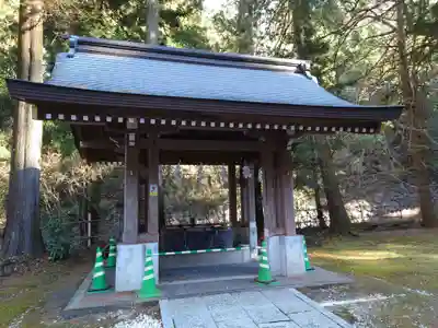 武蔵二宮 金鑚神社の手水舎