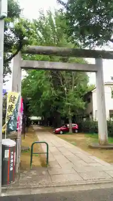 駒込天祖神社の鳥居