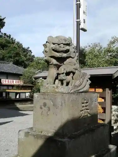  高鳥天満宮の狛犬