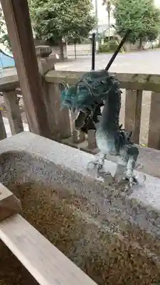 健田須賀神社の手水舎