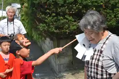 尻岸内八幡神社のお祭り