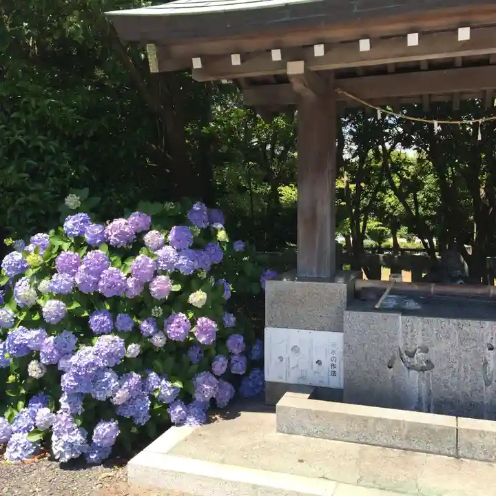 龍口明神社の手水舎