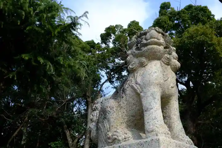 和泉國一之宮 大鳥大社の狛犬