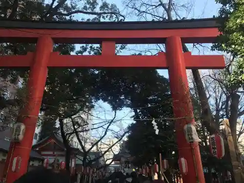 花園神社の鳥居