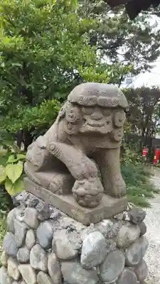 寒川神社の狛犬