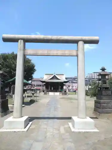 横浜熊野神社の鳥居