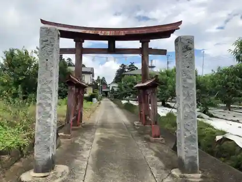 神部神社の鳥居