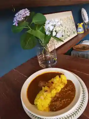 粟島神社の食事