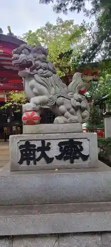 赤堤六所神社の狛犬