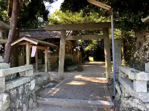 麻續神社の鳥居