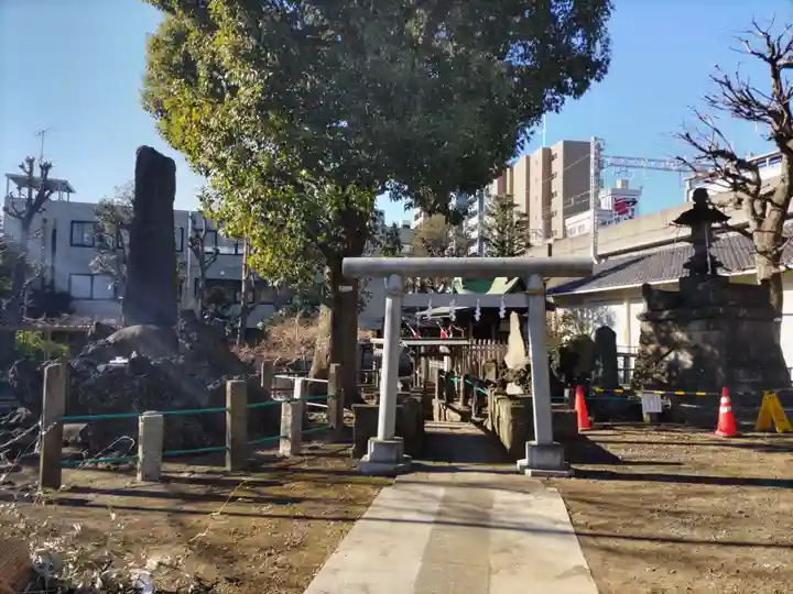 鮫州八幡神社の鳥居