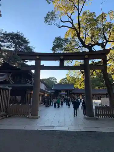 明治神宮の鳥居