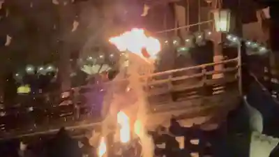 東大寺 二月堂のお祭り