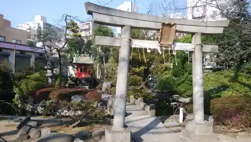 天祖諏訪神社の鳥居