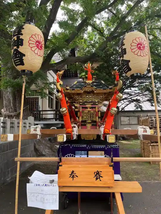 豊平神社のお祭り