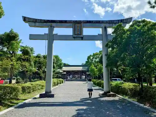 大分縣護國神社の鳥居