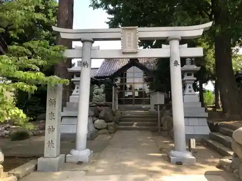 額東神社の鳥居