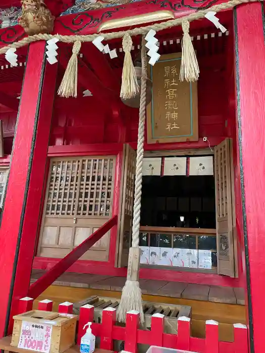 高瀧神社の本殿