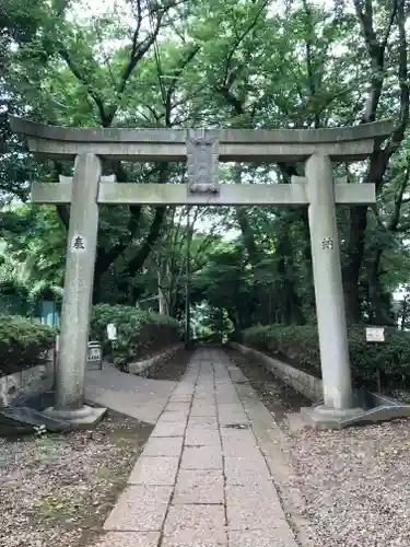 前原御嶽神社の鳥居