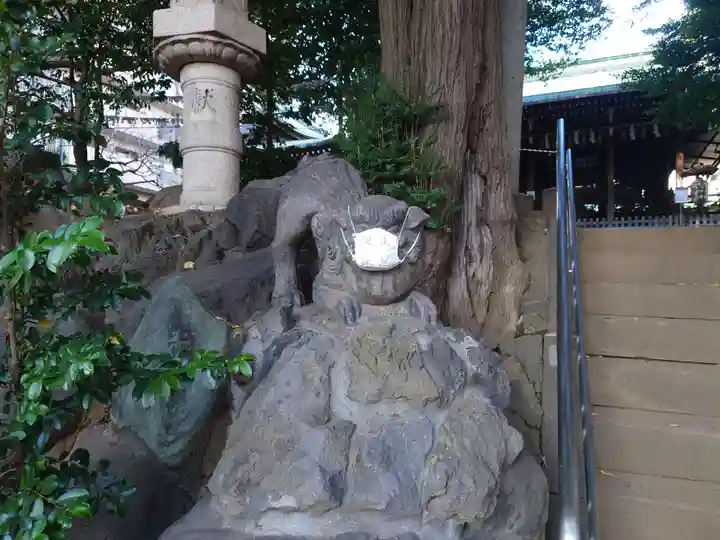 子易神社の狛犬