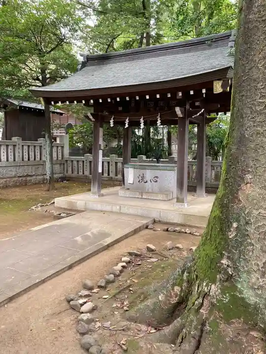 大泉氷川神社の手水舎