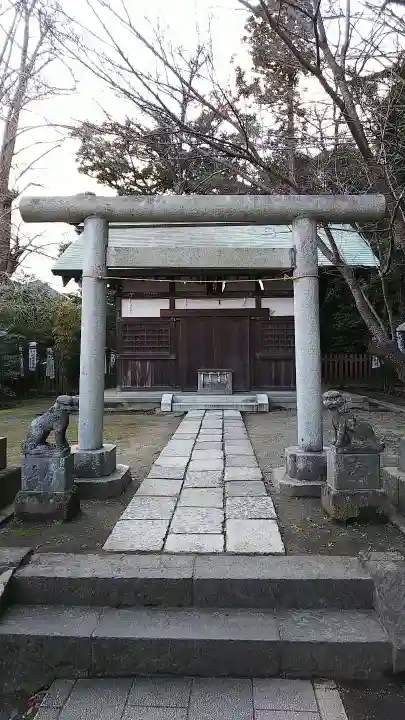 白旗神社(西御門)の鳥居