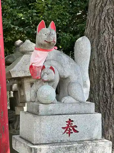 潮田神社の狛犬