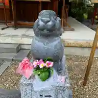 三輪神社の狛犬