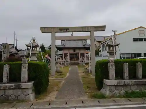 津島神社（上町）の鳥居