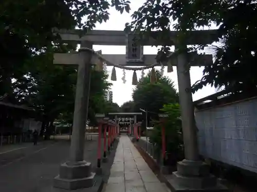 千住神社の鳥居