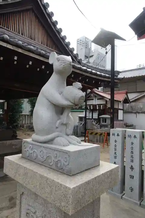 敷津松之宮 大国主神社の狛犬